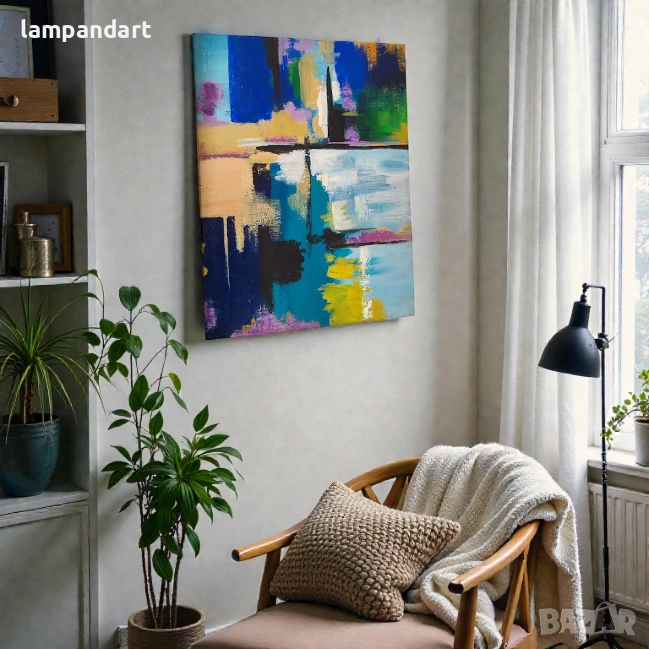 Абстрактна картина, снимка 1