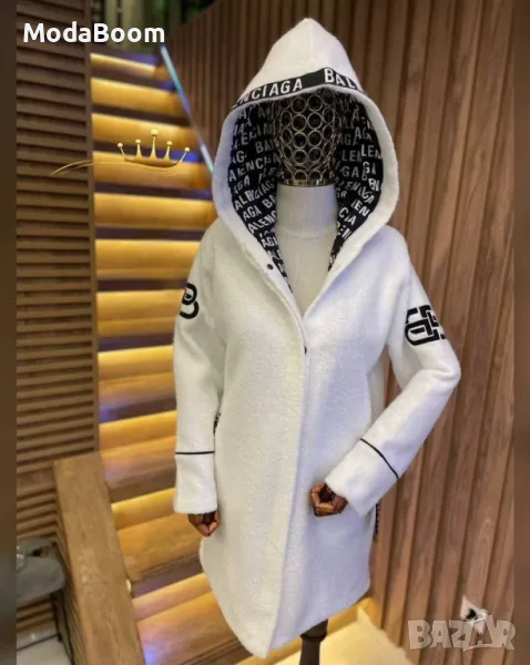 Dolce & Gabbana дълго бяло дамско палто, снимка 1