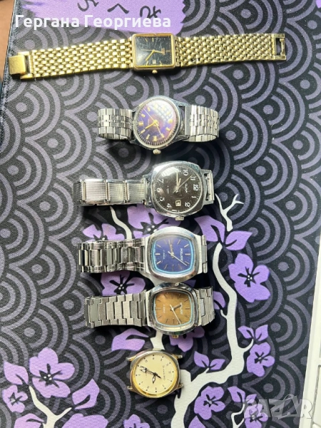 Лот от 6 работещи часовника – Полет, Слава, Восток, Citizen, Havilland, снимка 1