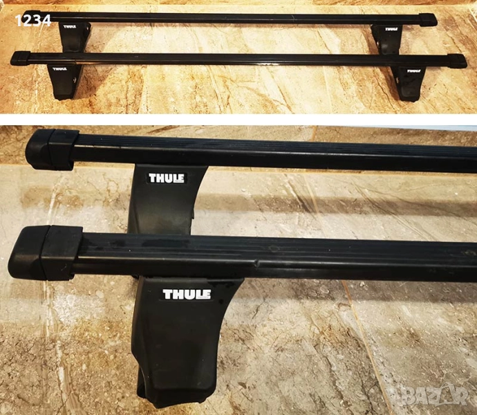 Багажник напречни греди с THULE сет за BMW 5 след 2004, снимка 1