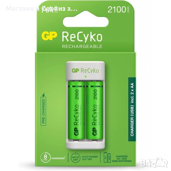 Зарядно GP BATTERIES E211, снимка 1
