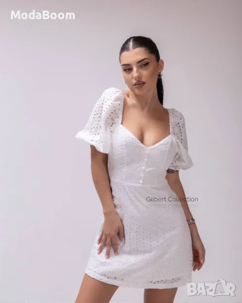Бяла дамска рокля , снимка 1