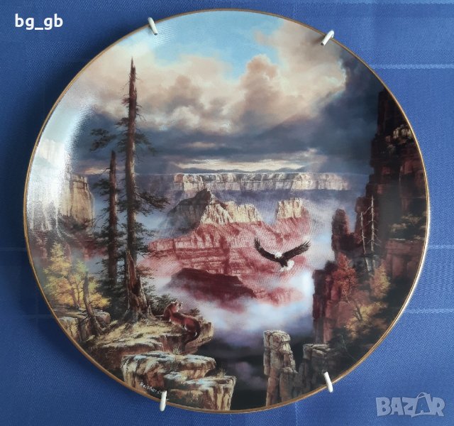 Колекционерска декоративна чиния USA, снимка 1