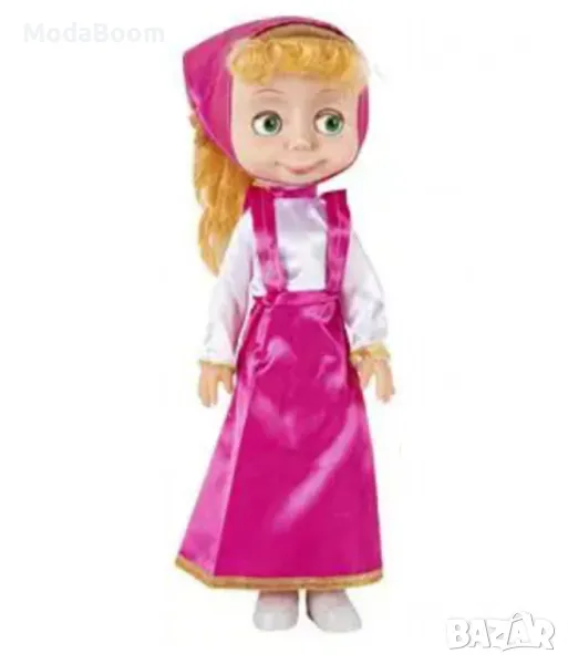 Кукла Маша с фигурка на мечока и музикална функция, снимка 1