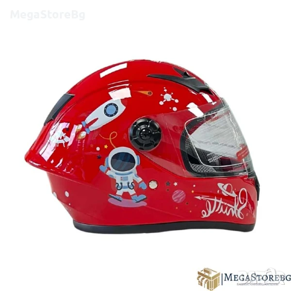Детска каска 506 - размер М - Червена, снимка 1