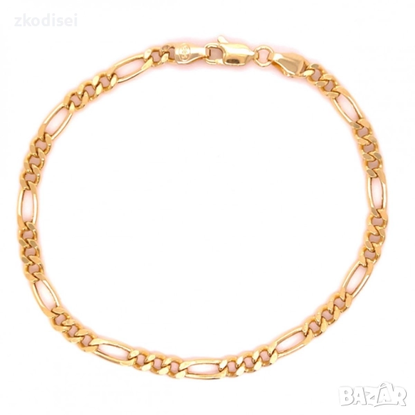 Златна дамска гривна 3,35гр. 19,0см. 14кр. проба:585 модел:33699-4, снимка 1