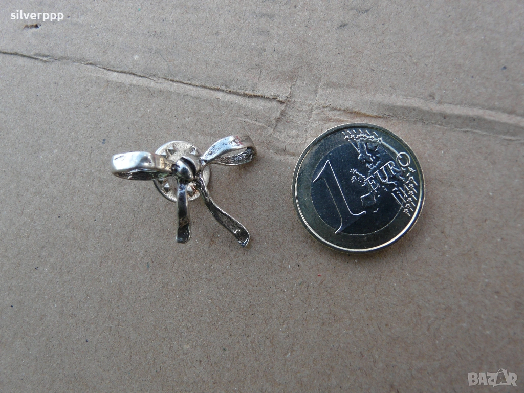  Сребърна брошка - 3 , снимка 1