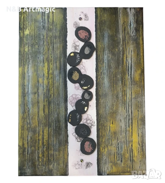 картина абстрактна релеф , снимка 1