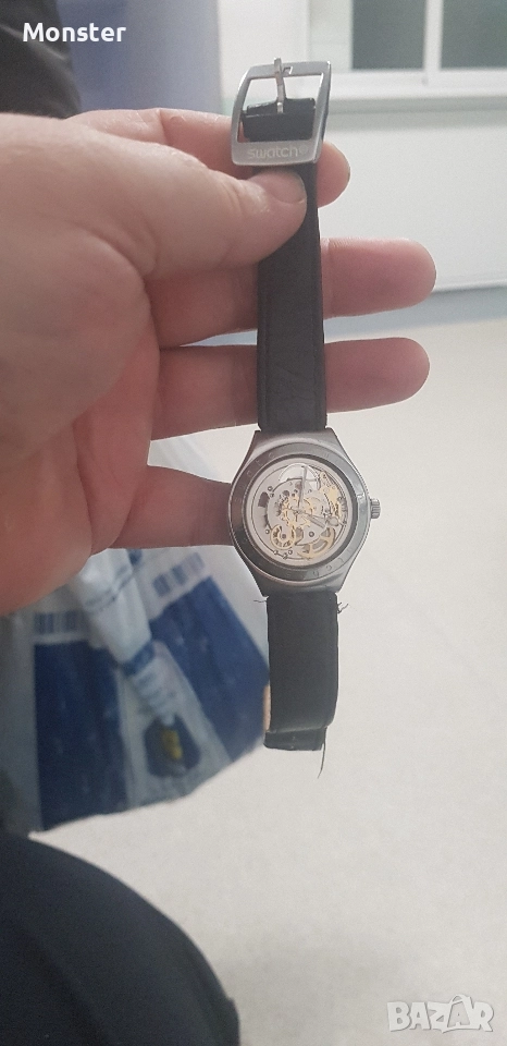  Мъжки часовник -SWATCH Irony Automatic Sceleton 21 jewels Swiss, снимка 1