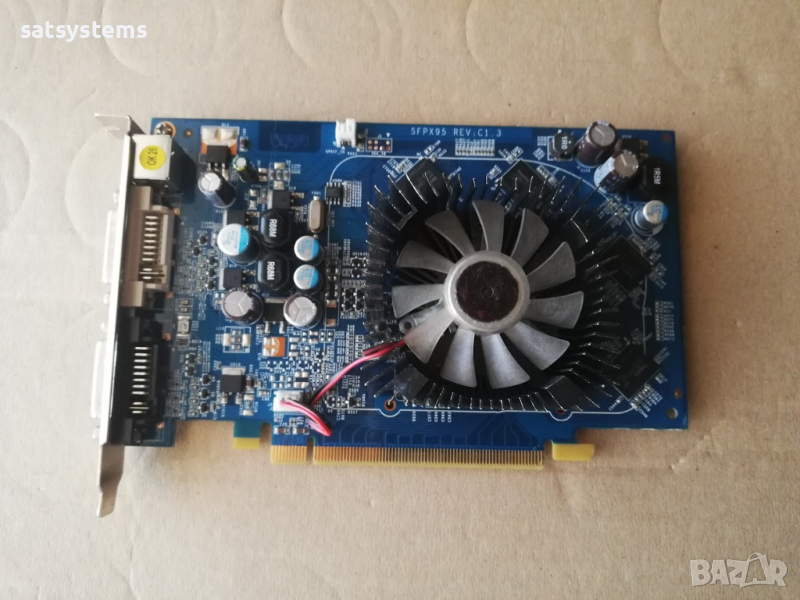 Видео карта NVidia GeForce Sparkle 9400 GT 512MB GDDR3 128bit PCI-E, снимка 1