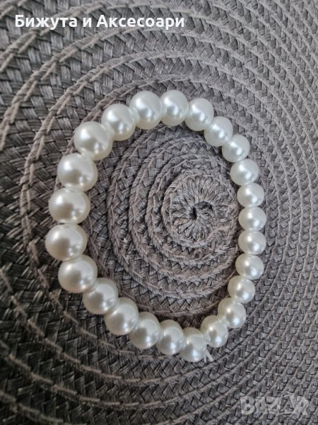 Перлена еластична гривна, снимка 1