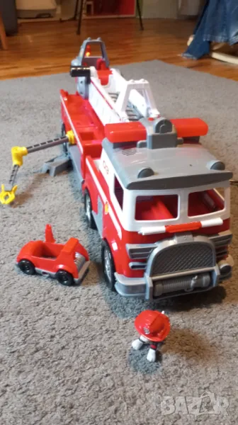 Пес Патрул, Paw Patrol, голяма пожарна на Маршал, снимка 1