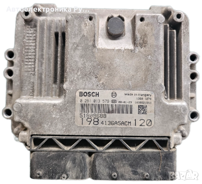 Блок за управление на двигателя Fiat Bravo 1.9JTD 51828269, 0281013579, EDC16C39, снимка 1