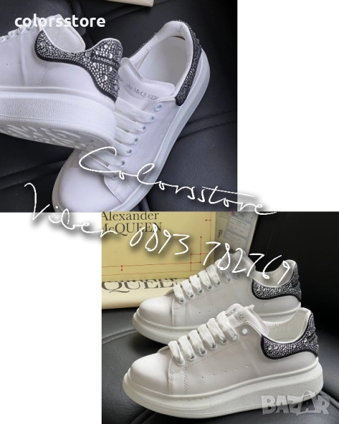 Дамски бели кецове Alexander McQueen кодBR25u, снимка 1