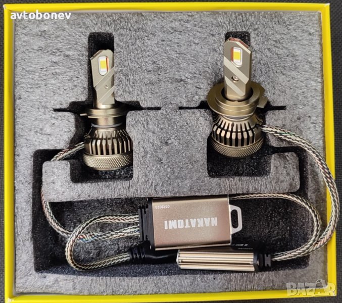 LED Крушки NAKATOMI(NAKAMOTO) H7/12-24V/60W CANBUS, снимка 1