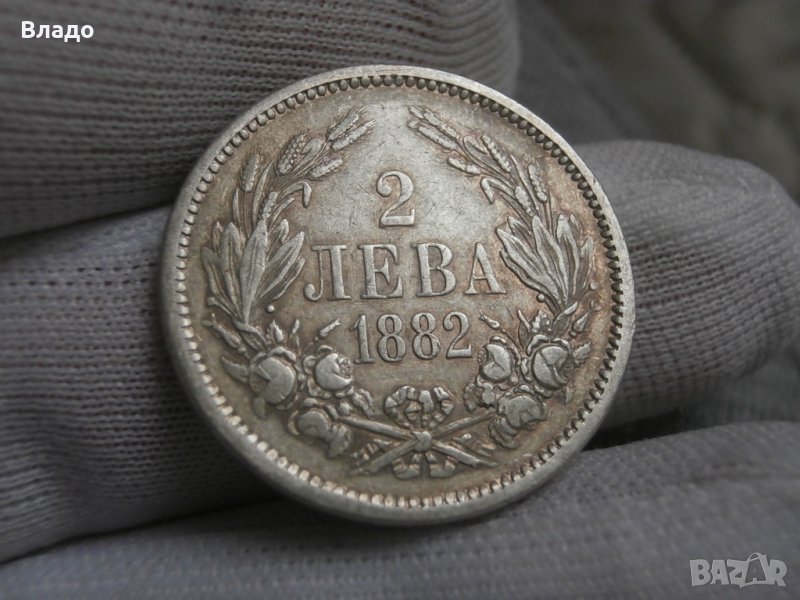 2 лева 1882, снимка 1