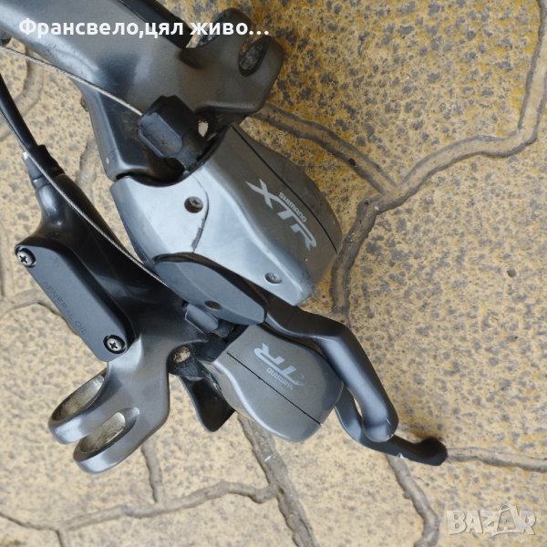 Комплект хидравлични спирачки и команди 27 скорости за велосипед колело Shimano xtr st m 965, снимка 1