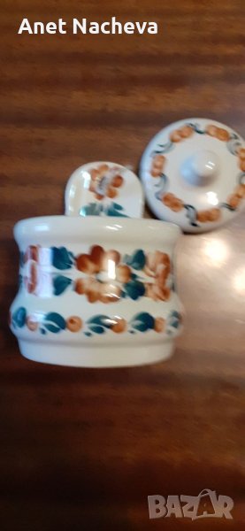 Порцеланова ретро съдинка за подправки, снимка 1