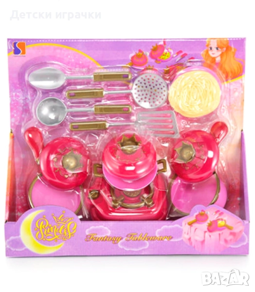 Детски кухненски комплект Принцеса с корона , снимка 1