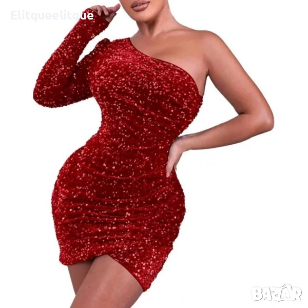 къса плюшена рокля , снимка 1