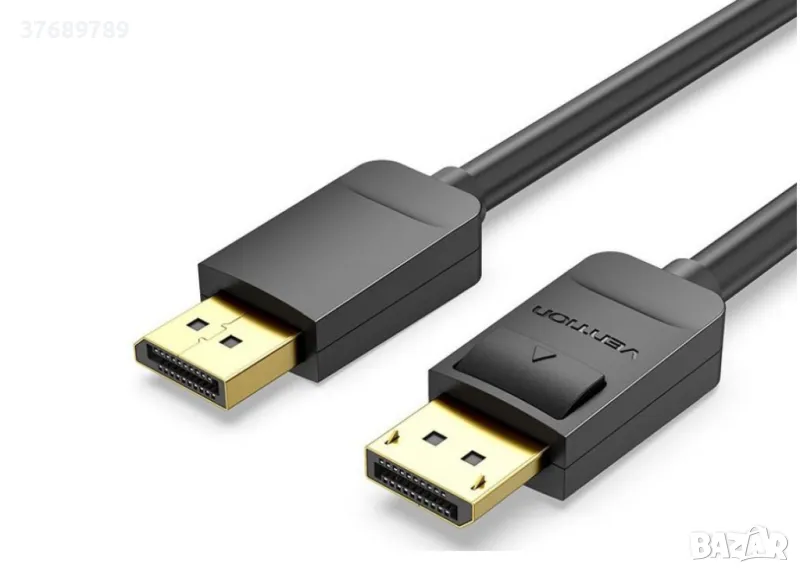 Кабел Vention Display Port - Display Port  - 4К - 1 м, снимка 1
