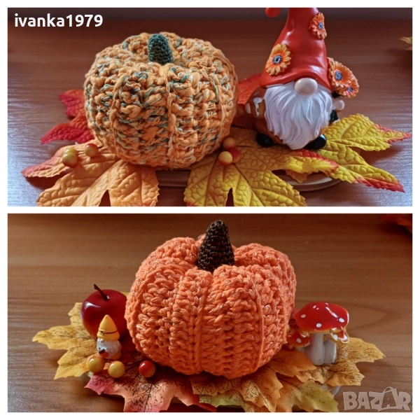Есенна декорация с гномче , снимка 1