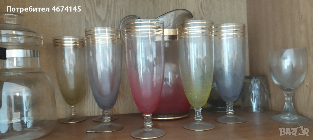 Сервиз винени чаши, снимка 1