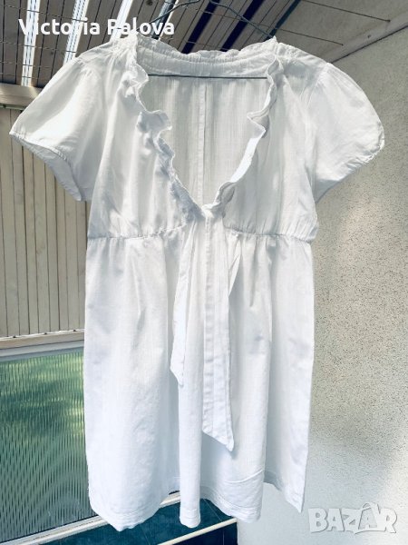 Разкошна бяла туника/ блуза, снимка 1