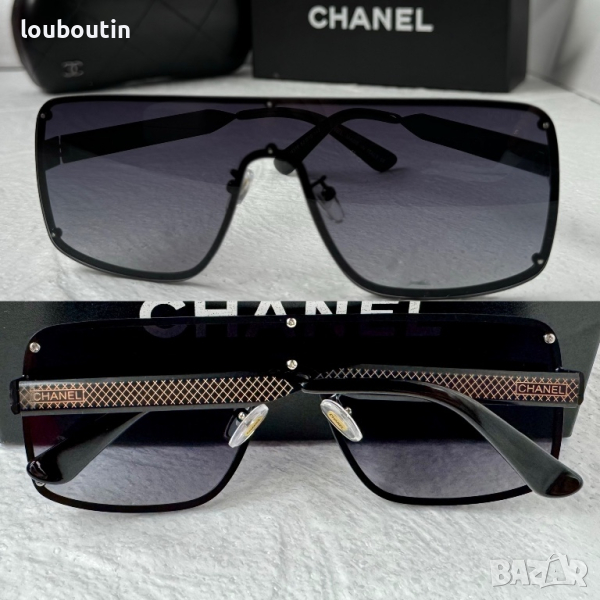 CH дамски слънчеви очила маска с лого, снимка 1