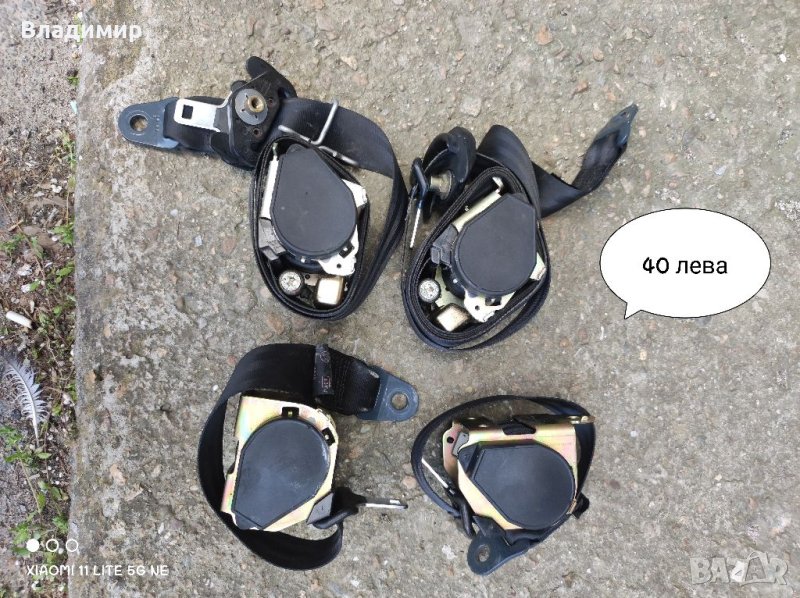 Предпазни колани 4 бр Пежо 307, снимка 1