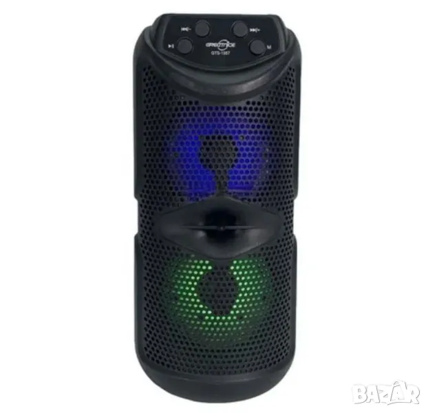 Мощна 6-инчова Bluetooth парти колонка с Hi-Fi звук и многофункционалност GTS-1557, снимка 1