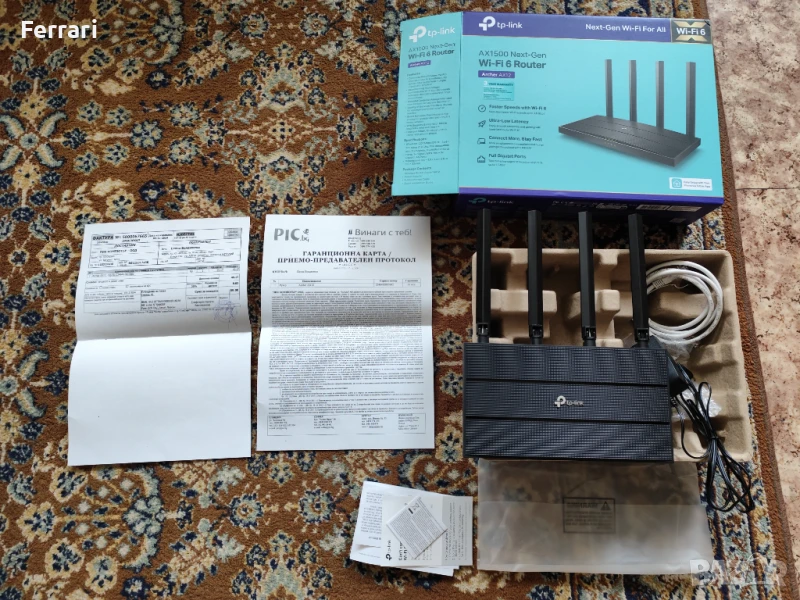 Рутер Archer AX12  AX1500 Wi-Fi 6 рутер, снимка 1