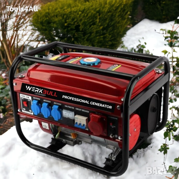 Генератор за ток WERKBULL 4.5 kW, Агрегат, снимка 1