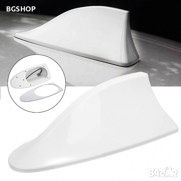Тунинг Антена тип Акула / Shark Antenna - White, снимка 1