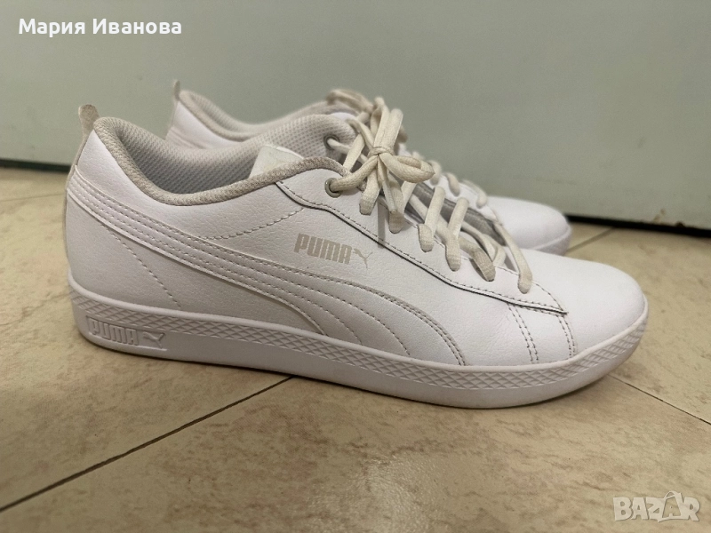 Бели маратонки Puma, снимка 1