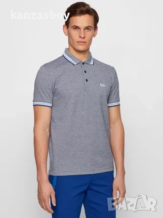 Boss Polo Paddy 50398302 Szary Regular Fit - мъжка тениска р-р XL, снимка 1