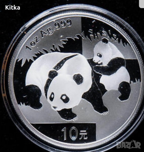 1 oz Сребро Китайска Панда 2008, снимка 1