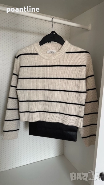 НОВ МОДЕЛ! ZARA плетен пуловер , снимка 1