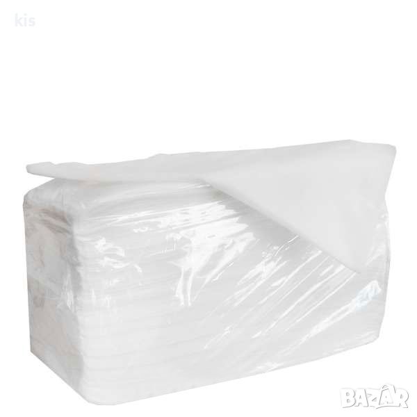 Фризьорски кърпи от нетъкан текстил за еднокатна употреба - 100 бр., снимка 1