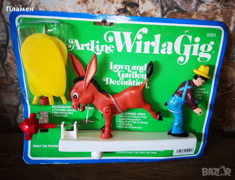 Ретро играчка вертопоказател от 1983 г, снимка 1