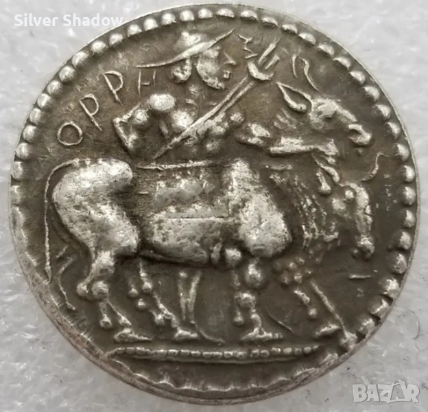 Монета Октодрахма (Тристатер) от Тракия, племето Орески, 479-465 г. пр. Хр., снимка 1