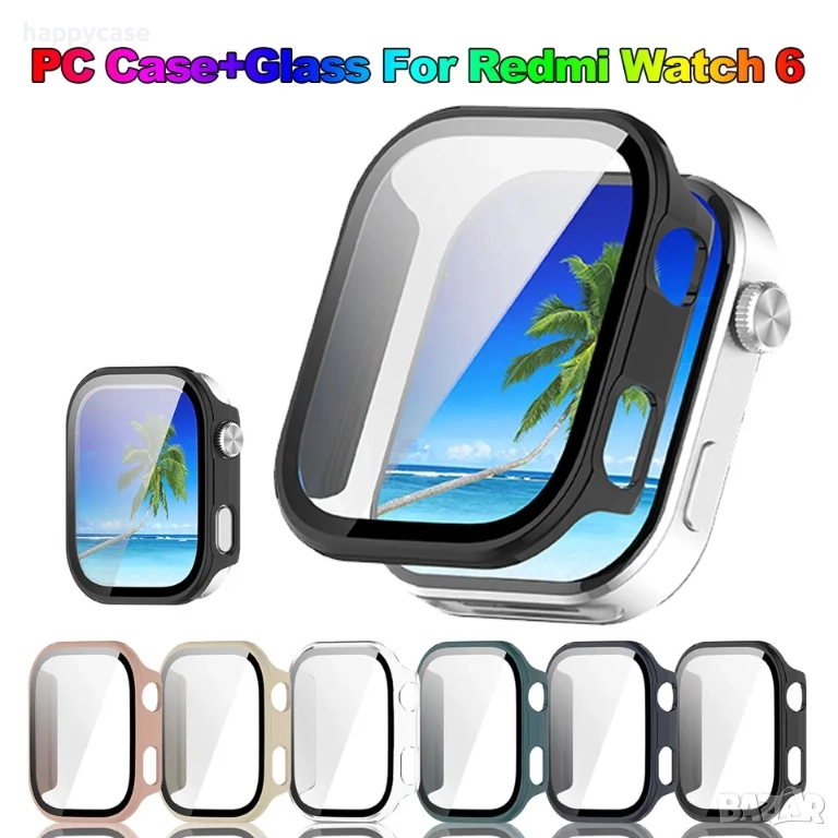 Xiaomi Redmi Watch 6 / Watch 4 / Твърд удароустойчив кейс с протектор, снимка 1