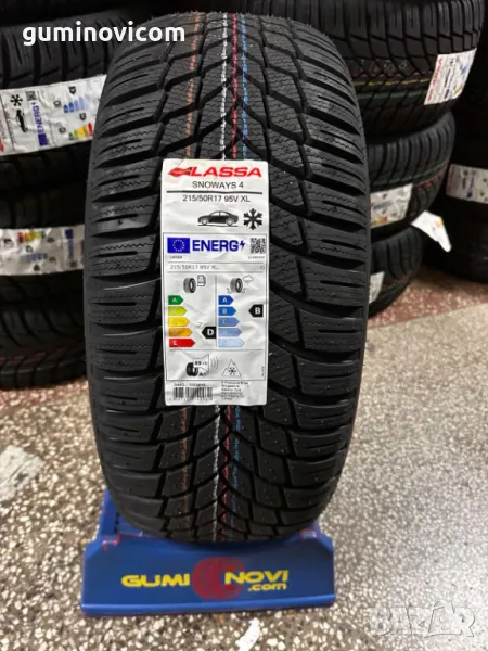 Нови зимни 🚗 Зимни ❄️ гуми 215/50R17 LASSA Snoways 4, снимка 1