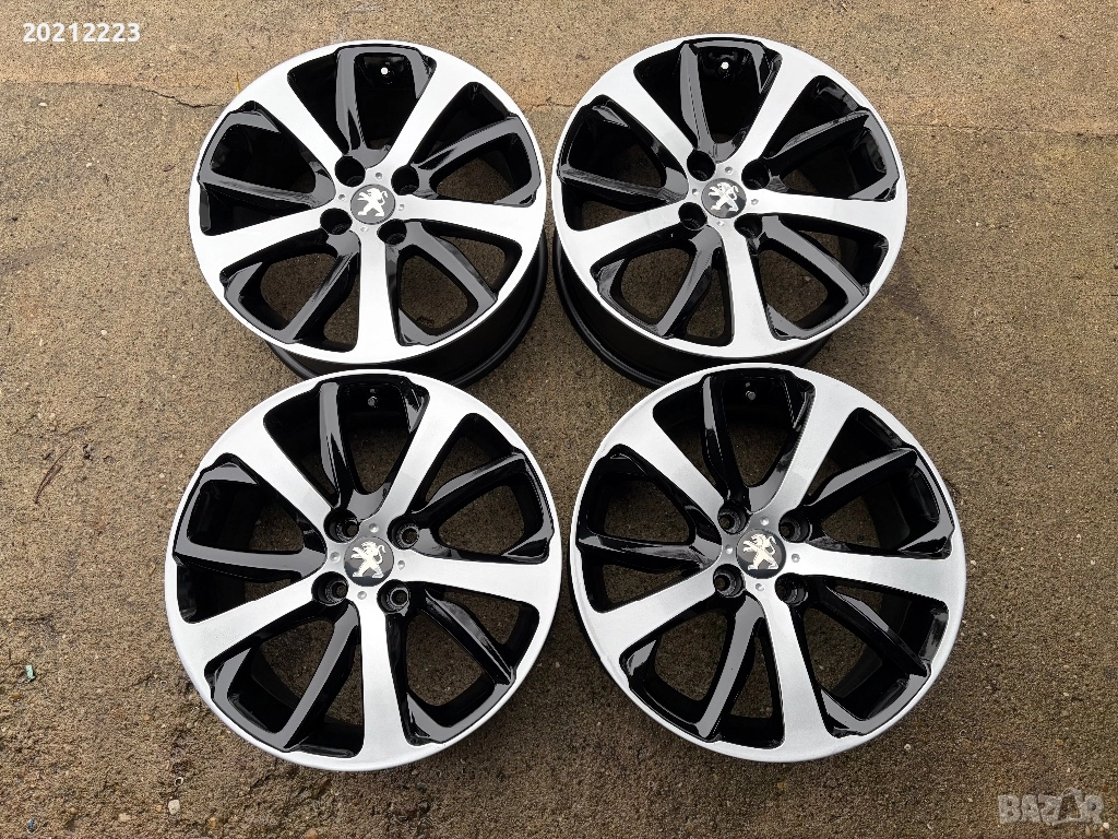 4 броя алуминиеви джанти за Peugeot 207,208,301,308,3008  17, снимка 1