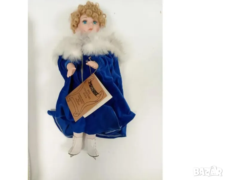 Колекционерска порцеланова кукла сертификат нова,Англия, снимка 1