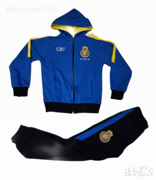 CR7 Ronaldo AL NASSR екип С дълъг ръкав + Екип с Къс ръкав + Калци 24, снимка 1