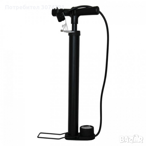 Ръчна Помпа с Манометър 0-11 бара за Гуми Автомобил Мотор Колело Топка, снимка 1