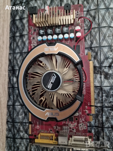 HD3870 512MB DDR4 256bit Asus - страхотна, снимка 1