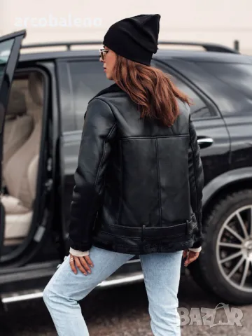 NORFDIMA Дамско кожено яке (кожух), 4цвята , снимка 9 - Якета - 47579984