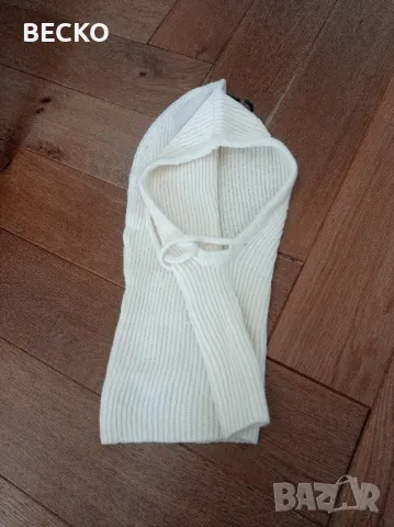 Плетена шапка тип маска H&M, снимка 5 - Шапки - 47724377